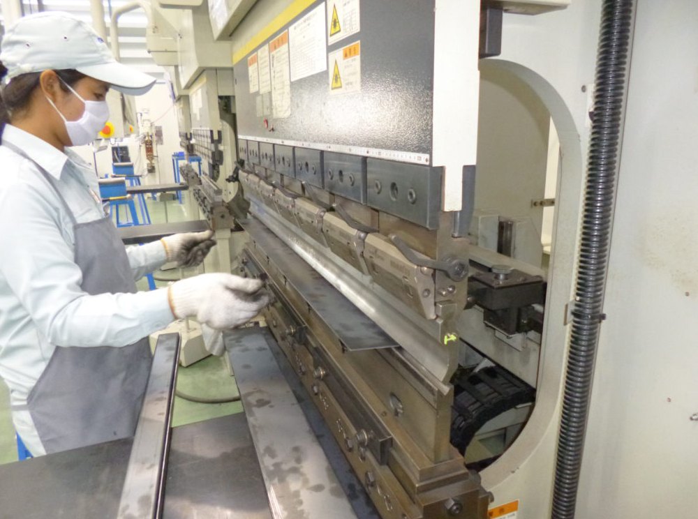 การทำงานกับเครื่อง Press Brake